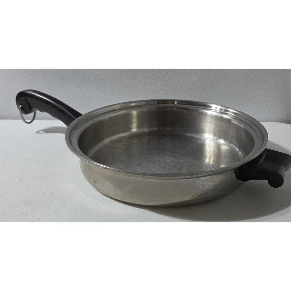 Vintage Saladmaster Skillet T304S Stainless Steel 11
